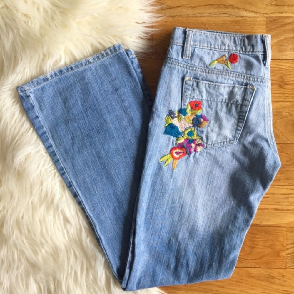 Joe Jeans Vintage Series floral embroidered
